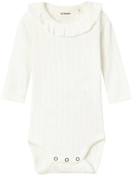 Rachel nis langärmet slim body - COCONUT MILK - 62